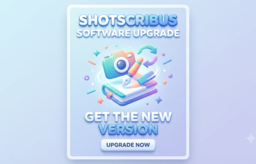 shotscribus software upgrade