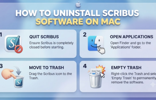 how uninstall shotscribus software in mac
