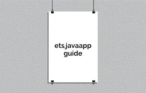 etsjavaapp guide