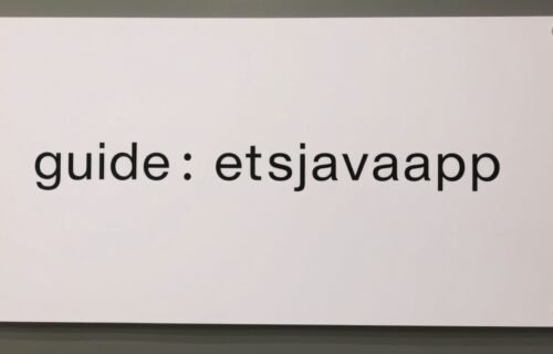 guide etsjavaapp