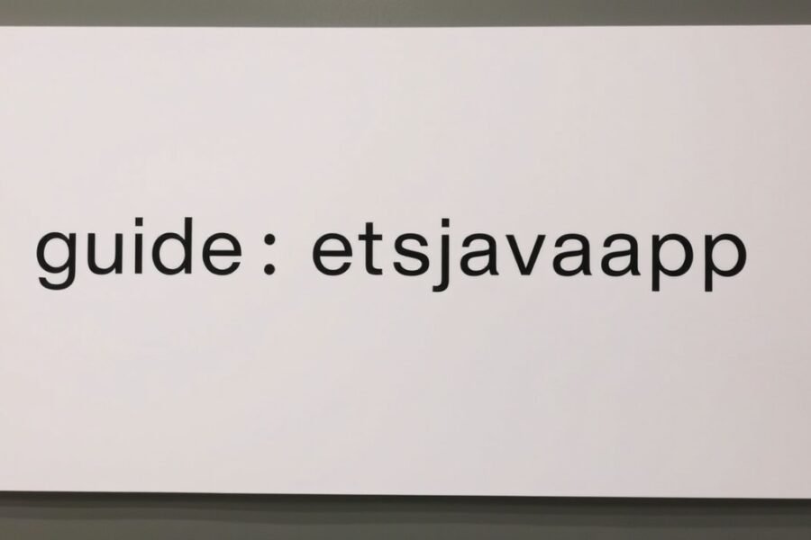 guide etsjavaapp