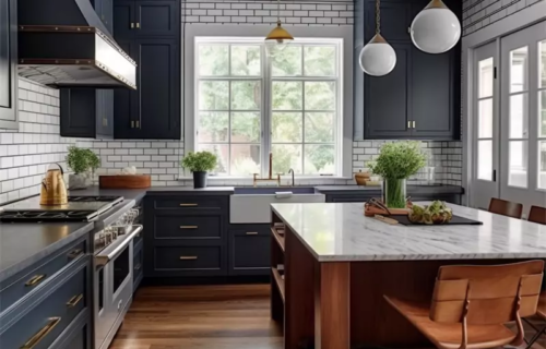 Dark Kitchen Lighting