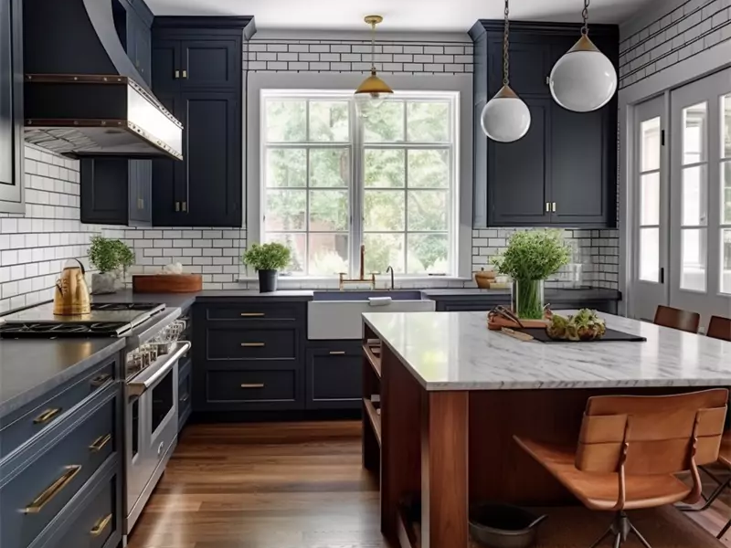 Dark Kitchen Lighting